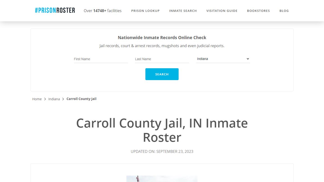 Carroll County Jail, IN Inmate Roster - Prisonroster